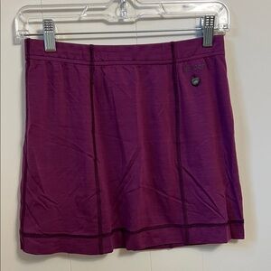 Skhoop SWEDEN Pull On Merino Wool Lightweight Stretch Purple Tube Mini Skirt XS
